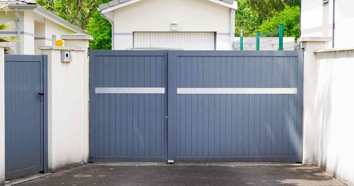 portillon en aluminium